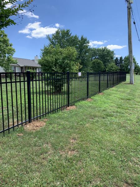 Black Aluminum Fence